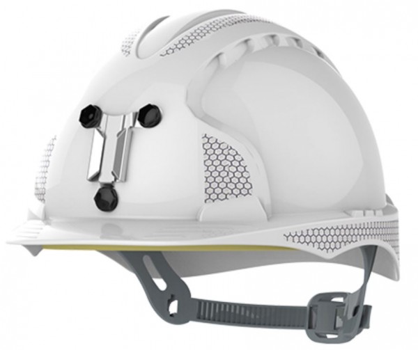 JSP AJE169 EVO3 CR2 Warning helmet Sliding shutter Vented light mounts