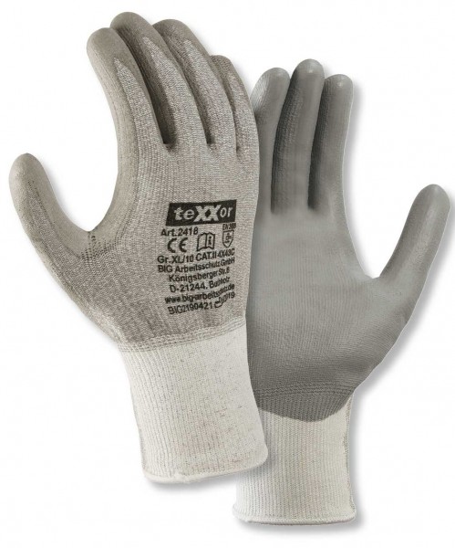 texxor 2418 Cut-resistant gloves with PU coating