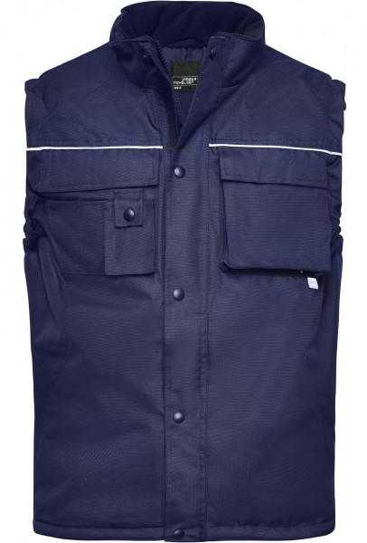 James & Nicholson JN813 Workwear Vest in 3 colours