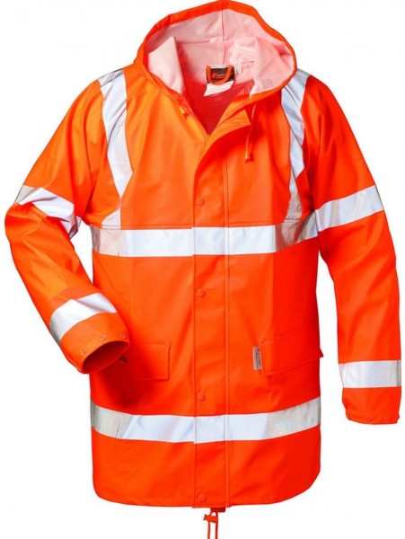 NORWAY 2341 FINN warning rain jacket light orange
