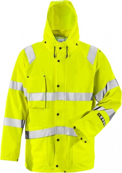Fristads 101038 Flame High Vis warning rain jacket 4845 RSHF