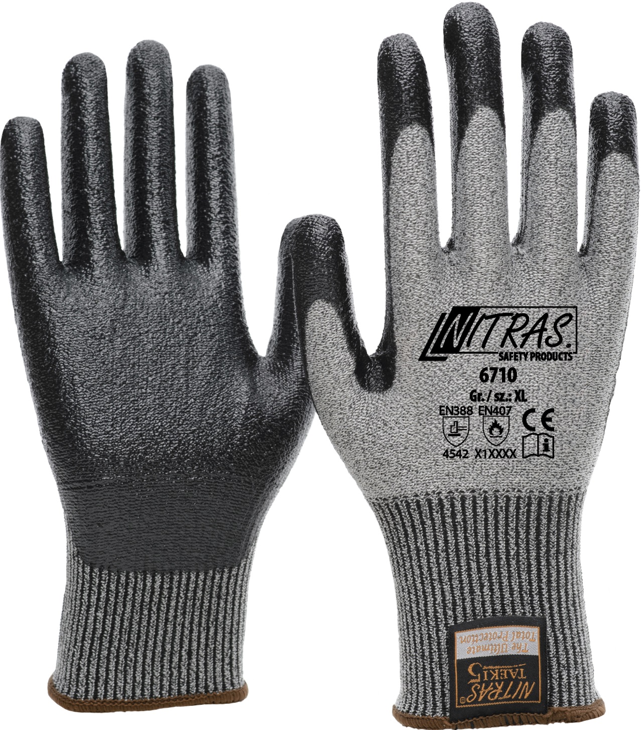 Cut protection gloves, Nitras® TAEKI5® 6710