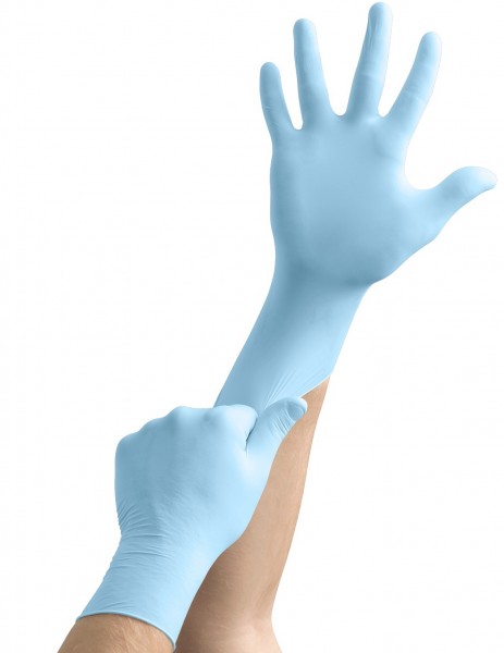 Ansell TouchNTuff Blue 92-670 Nitrile disposable gloves
