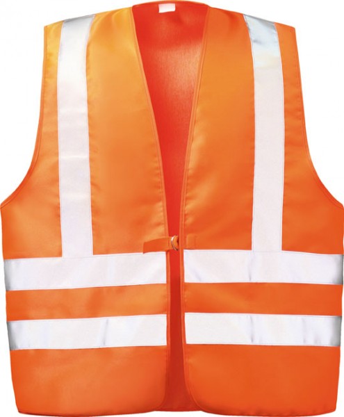 ERNST* Textile warning waistcoat, orange