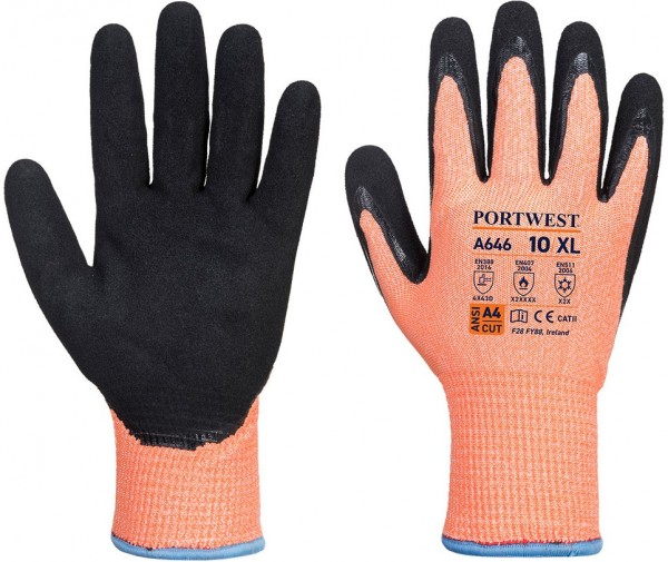 Portwest A646- Nitrile Cut Protection Gloves Level D