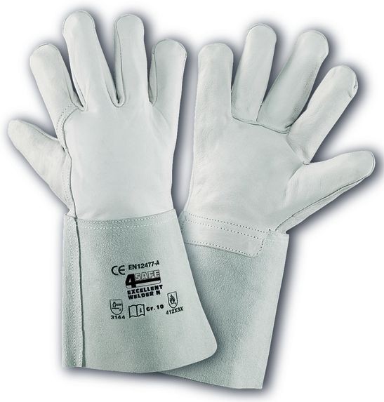4Safe H103N Welding gloves made of cow grain leather