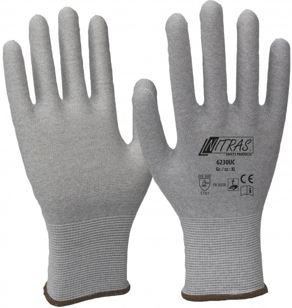Nitras 6230UC antistatic protective gloves touchscreen compatible
