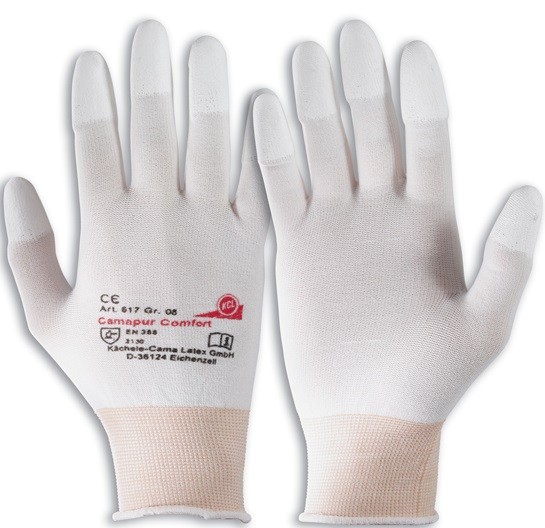 KCL Camapur Comfort 617+ protective gloves with PU coating