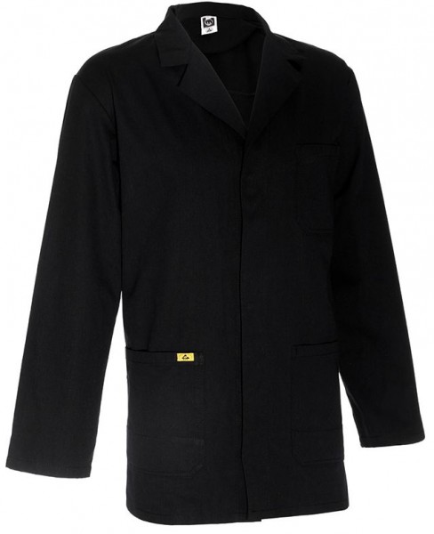 ESD men's jacket long sleeve black 155g/m²-