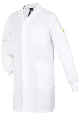 HB CONDUCTEX ESD coat with knitted cuffs 08005 48011 040
