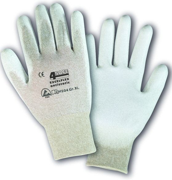 4Safe H504 Excelflex antistatic protective gloves with PU coating