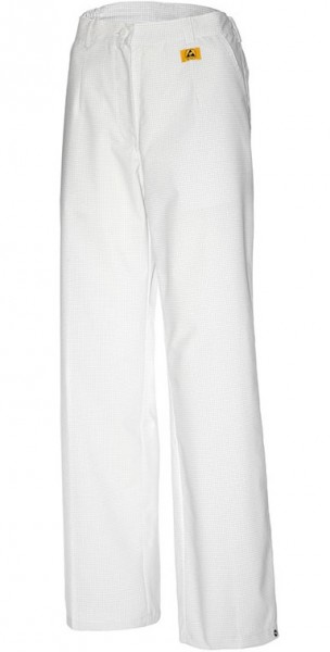 ESD men waistband trousers white 180g/m²