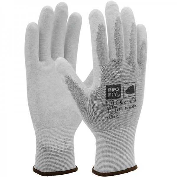 Pro-Fit 514 PU protective gloves antistatic