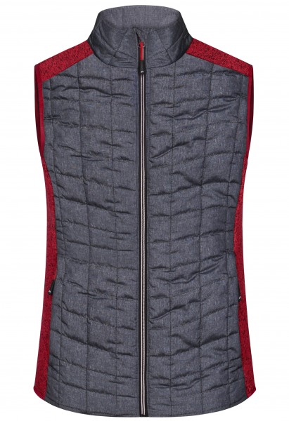 James & Nicholson JN739 Ladies Knitted Hybrid Vest in 6 Colors