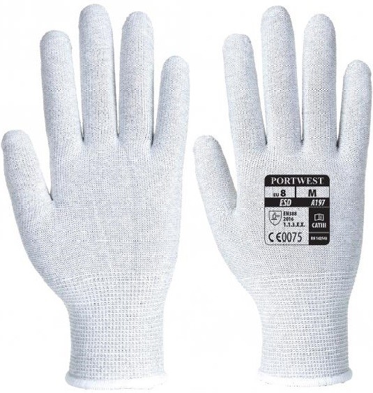 Portwest A197 Antistatic Shell ESD gloves uncoated