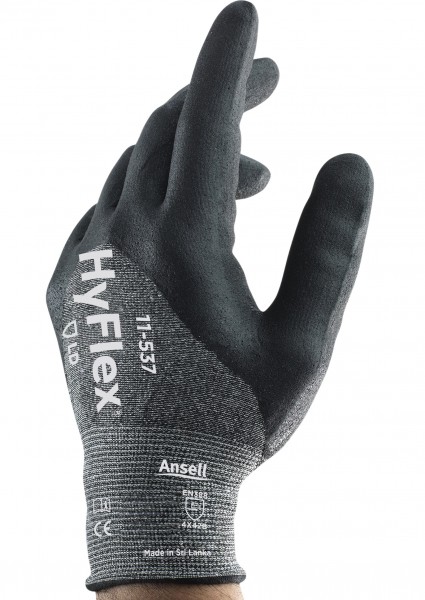Ansell HyFlex 11-537 Cut-resistant gloves with nitrile coating