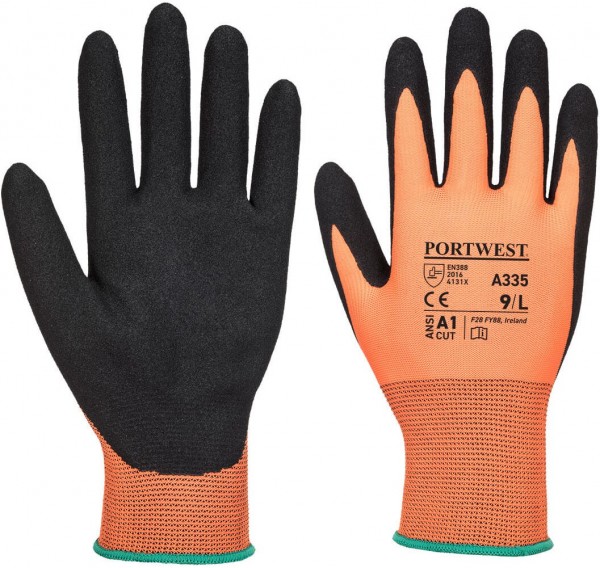 Portwest A335-Dermi-Grip NPR15 Nitrile Protective Gloves