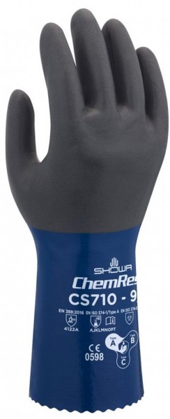 Showa CS710 Nitrile Chemical Protective Gloves