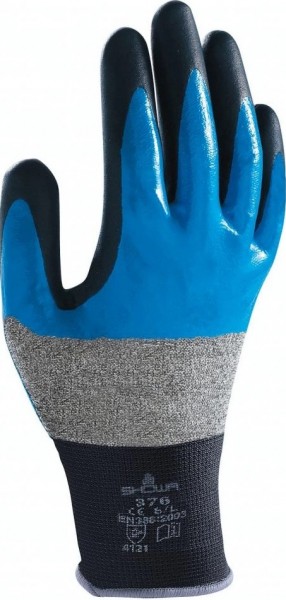 SHOWA 376R nitrile protective glove