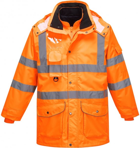 Portwest RT27 7-in-1 Traffic warning jacket RIS bright orange