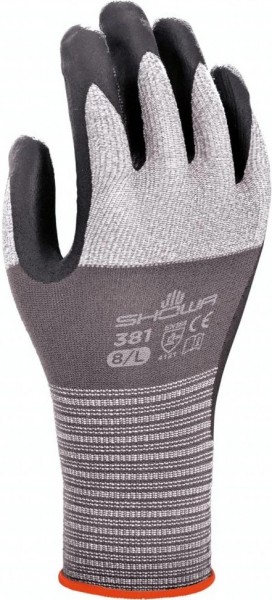 SHOWA 381 nitrile protective glove