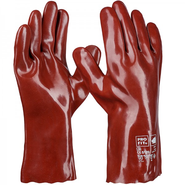 Pro-Fit 640 Pirate Vinyl Chemical Protective Gloves 35 cm Premium Quality