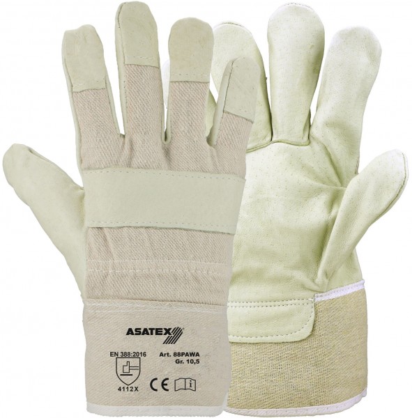 88PAWA Pig grain leather protective gloves