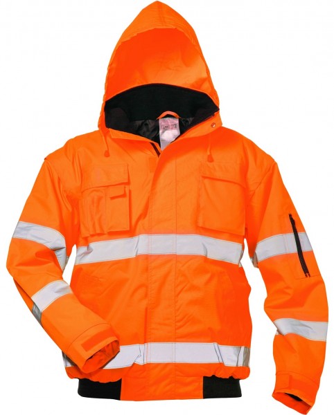 Safestyle 23523 TOM Warning protection pilot jacket fluorescent orange