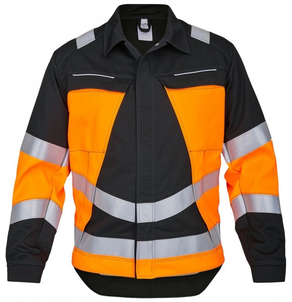 Rofa VIS-LINE Proban 2353 Jacket fluorescent orange partially double-layered
