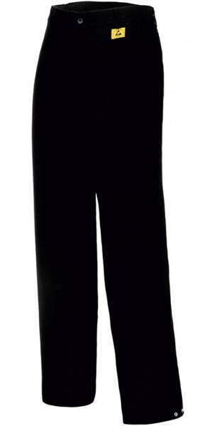 ESD men waistband trousers black 180g/m²