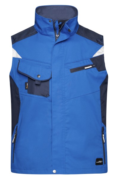 James & Nicholson JN822 Workwear Vest in 8 Colours