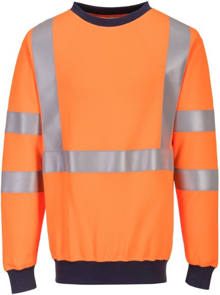 Portwest FR703 high visibility sweatshirt with heat protection
