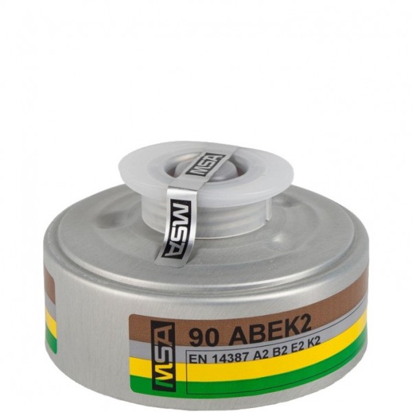 MSA Auer Gas filter 90 ABEK2 10098112 Breath protection filters Head  protect Clever-AS-Technik Industrial safety