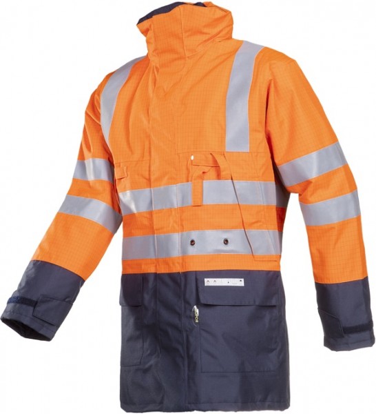 Sioen Winseler 3073N3EF7 Multinorm high-visibility rain jacket