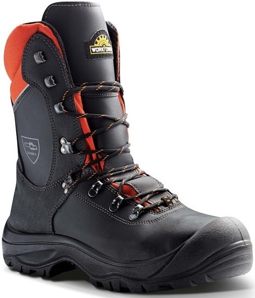 Scheibler Elutex cut protection boot S3 Black Forest
