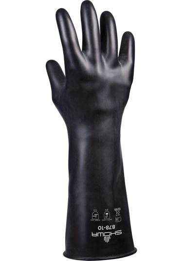 Showa 878 Butyl chemical protective gloves