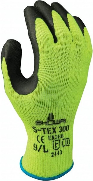 SHOWA S-TEX 300 latex cut protection gloves level D