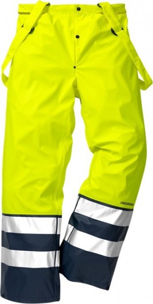 Fristads 111376 High Vis rain pants 2625 RS with high visibility protection